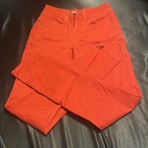 It is more of a burnt orange color.